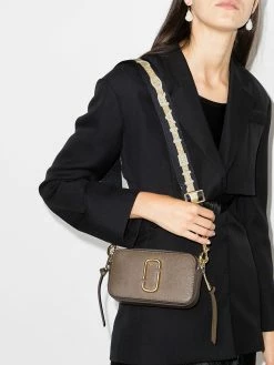 Marc Jacobs sac à bandoulière The Logo Strap Snapshot