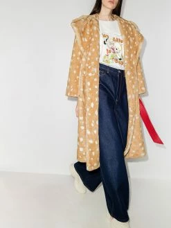 Marc Jacobs manteau ceinturé à imprimé animalier