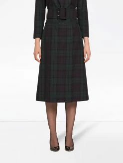 Marc Jacobs jupe mi-longue à carreaux