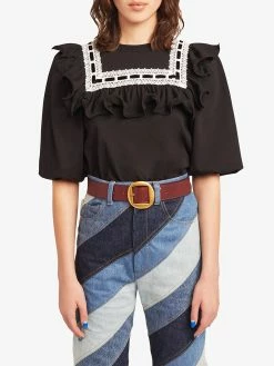 Marc Jacobs blouse à bords contrastants