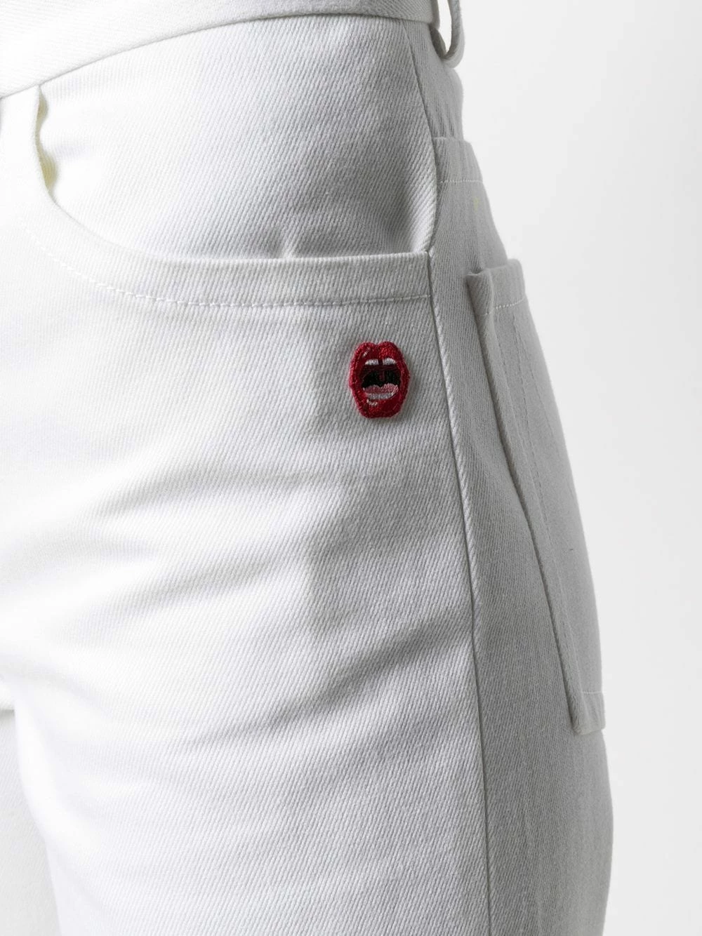 Le moins cher 🤩 Marc Jacobs Pantalon The Flared à taille mi haute pantalons évasés femme ❤️ 5 Marc Jacobs pantalon The Flared à taille mi-haute