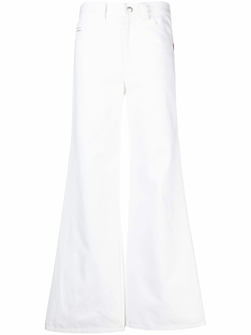 Le moins cher 🤩 Marc Jacobs Pantalon The Flared à taille mi haute pantalons évasés femme ❤️ 1 Marc Jacobs pantalon The Flared à taille mi-haute