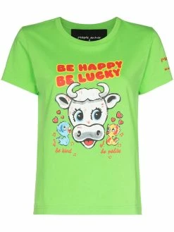 Marc Jacobs x Magda Archer t-shirt Be Happy Be Lucky