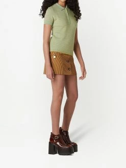 Marc Jacobs polo Tonal Tuckstitch à manches courtes