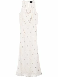 Marc Jacobs robe mi-longue en soie à fleurs