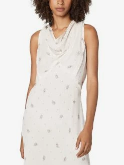 Marc Jacobs robe mi-longue en soie à fleurs