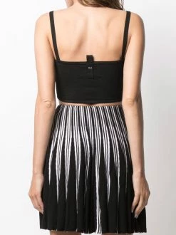 Marc Jacobs haut crop The Bandeau en maille intarsia
