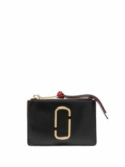 Marc Jacobs portes-cartes Snapshot en cuir