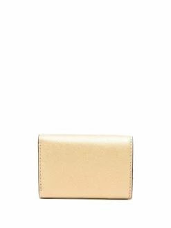 Marc Jacobs porte-monnaie The Snapshot en cuir métallisé