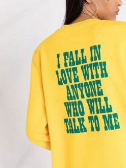 Marc Jacobs x Peanuts I Fall In Love pull à imprimé graphique