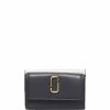 Marc Jacobs portefeuille pliant à plaque logo