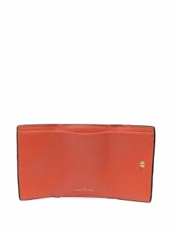 Marc Jacobs portefeuille pliant à plaque logo