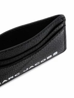 Marc Jacobs porte-cartes en cuir à logo imprimé