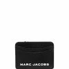 Marc Jacobs porte-cartes en cuir à logo imprimé