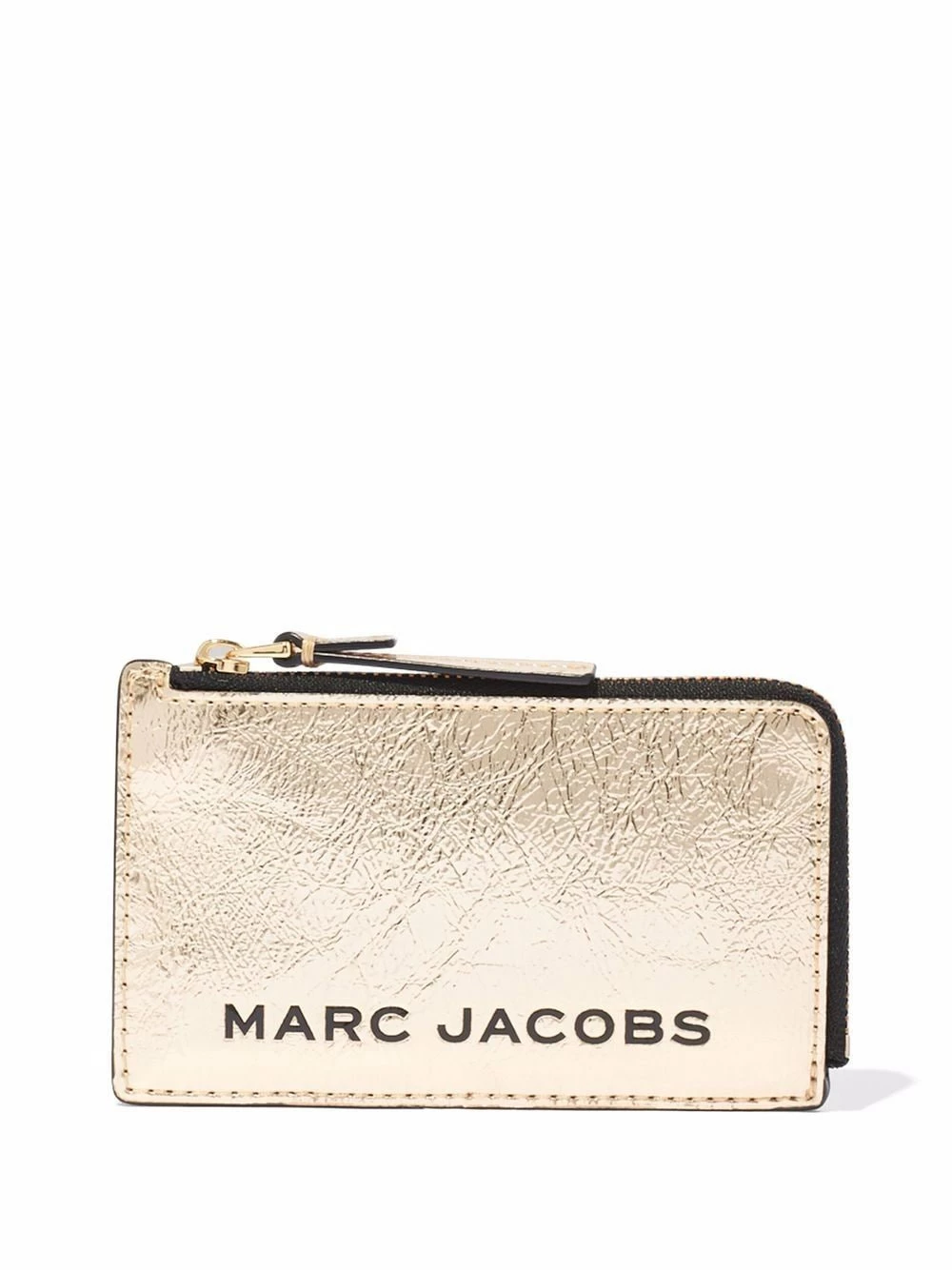 De gros 😀 Marc Jacobs Petit portefeuille The Metallic Bold zippé portefeuilles & porte-monnaie femme ❤️ 1 Marc Jacobs petit portefeuille The Metallic Bold zippé