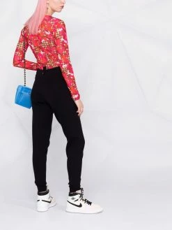 Nouveau 🛒 Marc Jacobs Pantalon de jogging slim à logo imprimé pantalons de survêtement femme 🌟 11 Marc Jacobs pantalon de jogging slim à logo imprimé