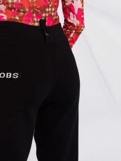 Nouveau 🛒 Marc Jacobs Pantalon de jogging slim à logo imprimé pantalons de survêtement femme 🌟 10 Marc Jacobs pantalon de jogging slim à logo imprimé