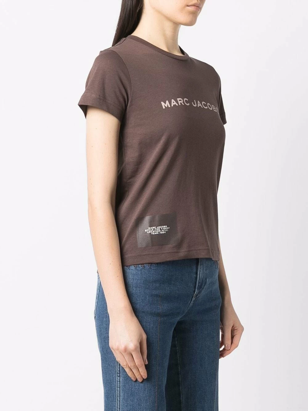 Remise 🧨 Marc Jacobs T shirt à logo imprimé t-shirts & jerseys femme 🌟 3 Marc Jacobs t-shirt à logo imprimé