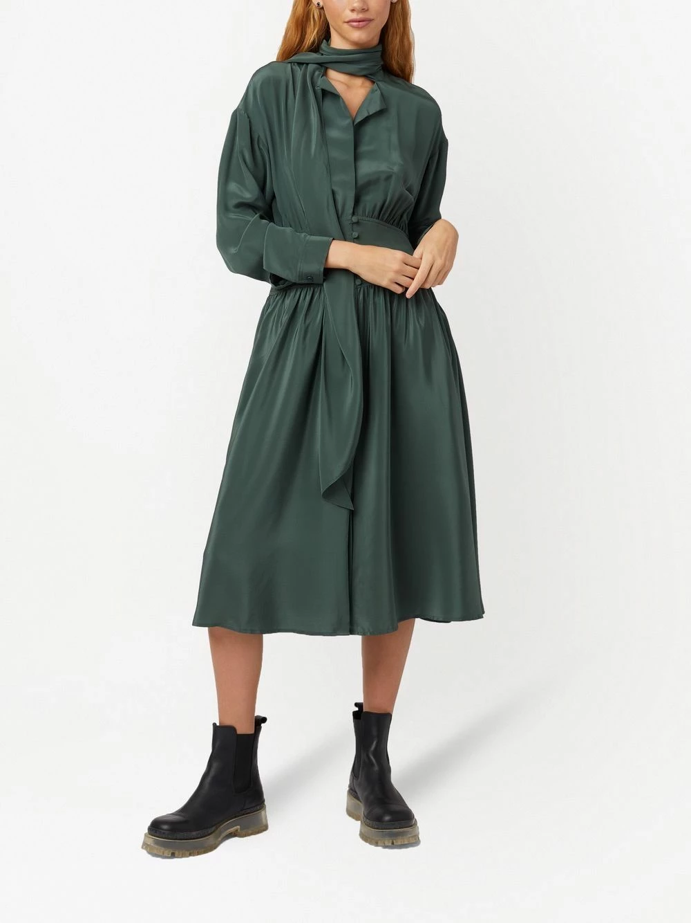 Meilleure affaire 😍 Marc Jacobs Robe en soie The Belted Scarf robes de jour femme 😍 3 Marc Jacobs robe en soie The Belted Scarf