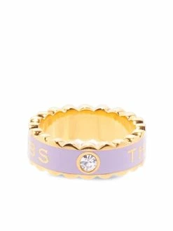 Marc Jacobs bague The Medallion festonnée