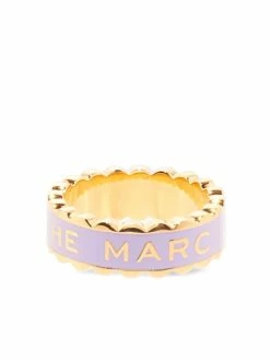 Marc Jacobs bague The Medallion festonnée