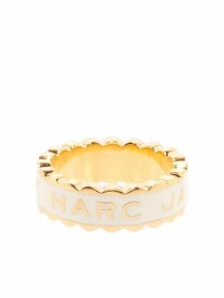 Marc Jacobs bague The Medallion festonnée