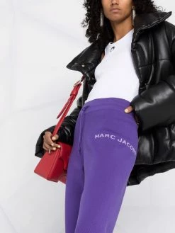 Meilleure vente ❤️ Marc Jacobs Pantalon de jogging The Knit fuselé pantalons de survêtement femme 🎁 10 Marc Jacobs pantalon de jogging The Knit fuselé