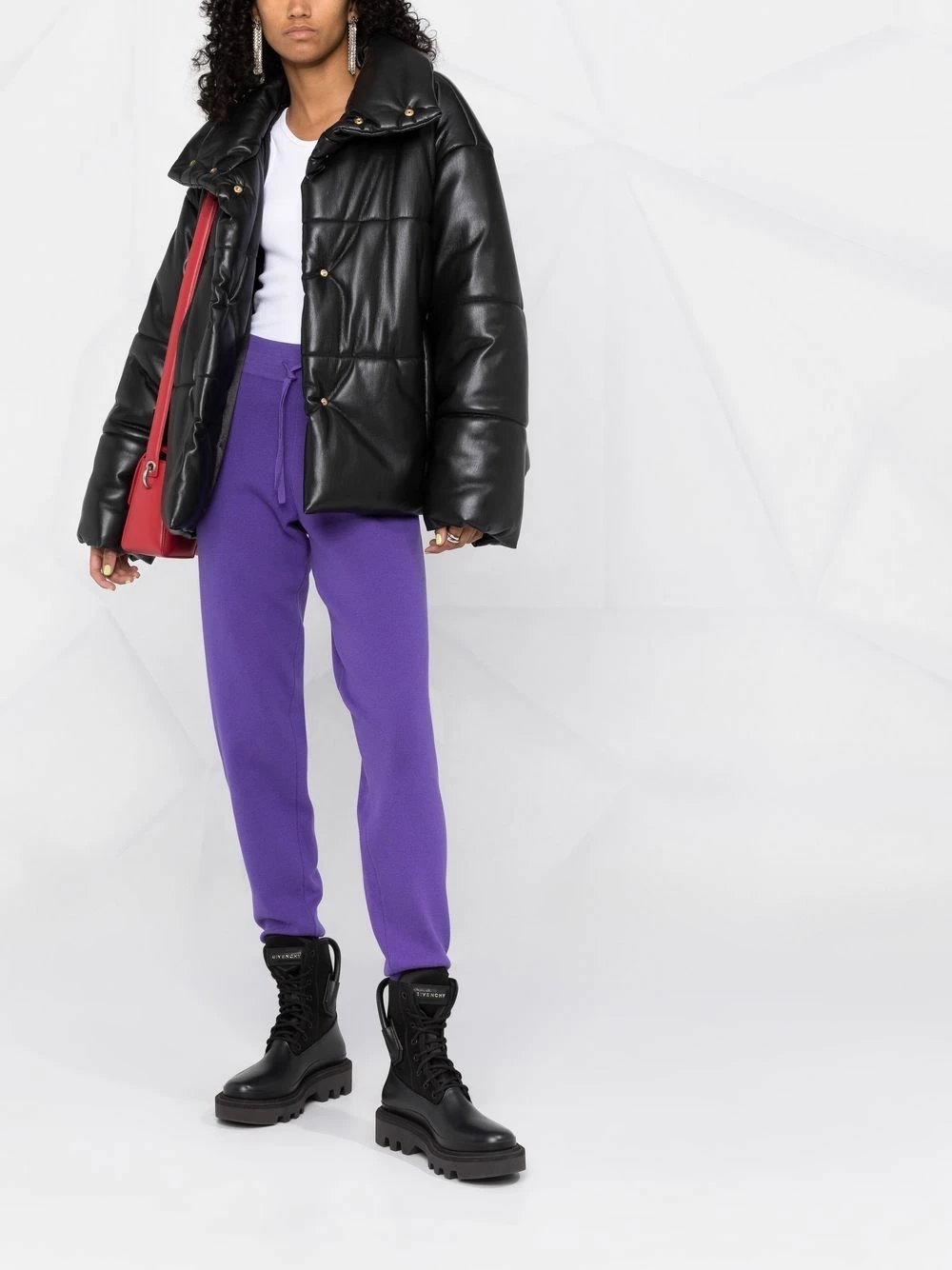 Meilleure vente ❤️ Marc Jacobs Pantalon de jogging The Knit fuselé pantalons de survêtement femme 🎁 2 Marc Jacobs pantalon de jogging The Knit fuselé