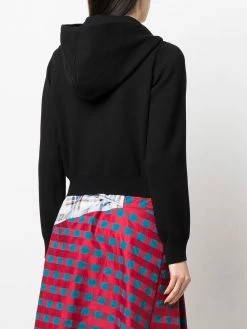 Marc Jacobs hoodie zippé à logo intarsia