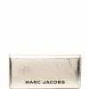 Marc Jacobs portefeuille Open Face à effet métallisé
