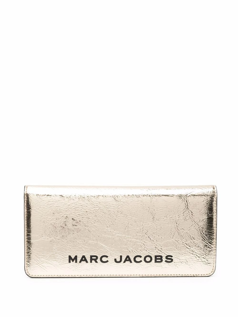 De gros ❤️ Marc Jacobs Portefeuille Open Face à effet métallisé portefeuilles & porte-monnaie femme 🛒 1 Marc Jacobs portefeuille Open Face à effet métallisé