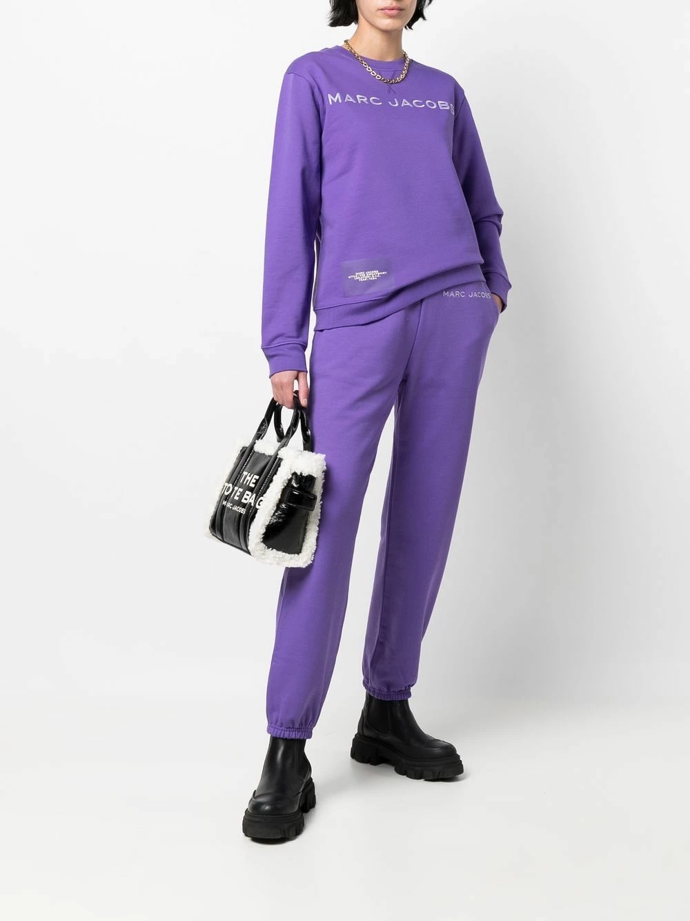 Tout neuf đ Marc Jacobs Pantalon Ă logo brodĂ© pantalons de survĂȘtement femme â 2 Marc Jacobs pantalon Ă logo brodĂ©